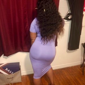 Lavender Bodycon Dress